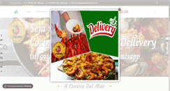 Desktop Screenshot of cocinadelmar.com.br
